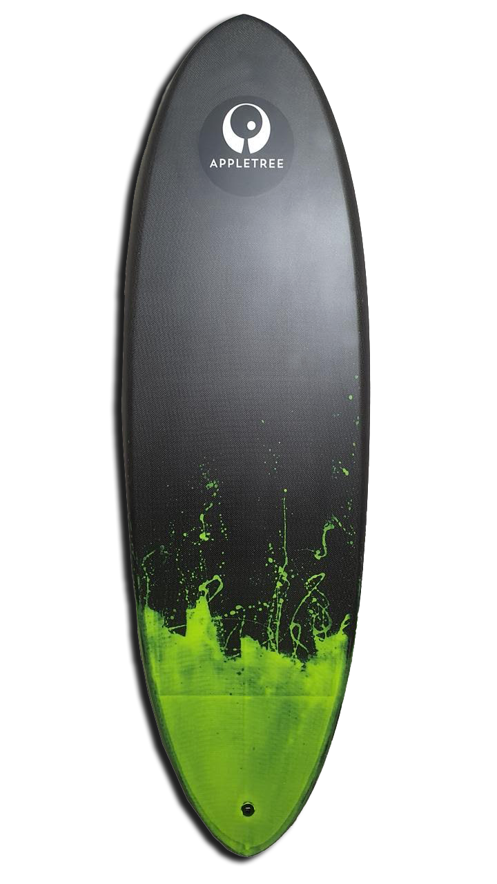 AppleTree X TFS PRONE FOIL BOARD 5'5" x 19ish" 52L (Neon Green) *PRE-ORDER