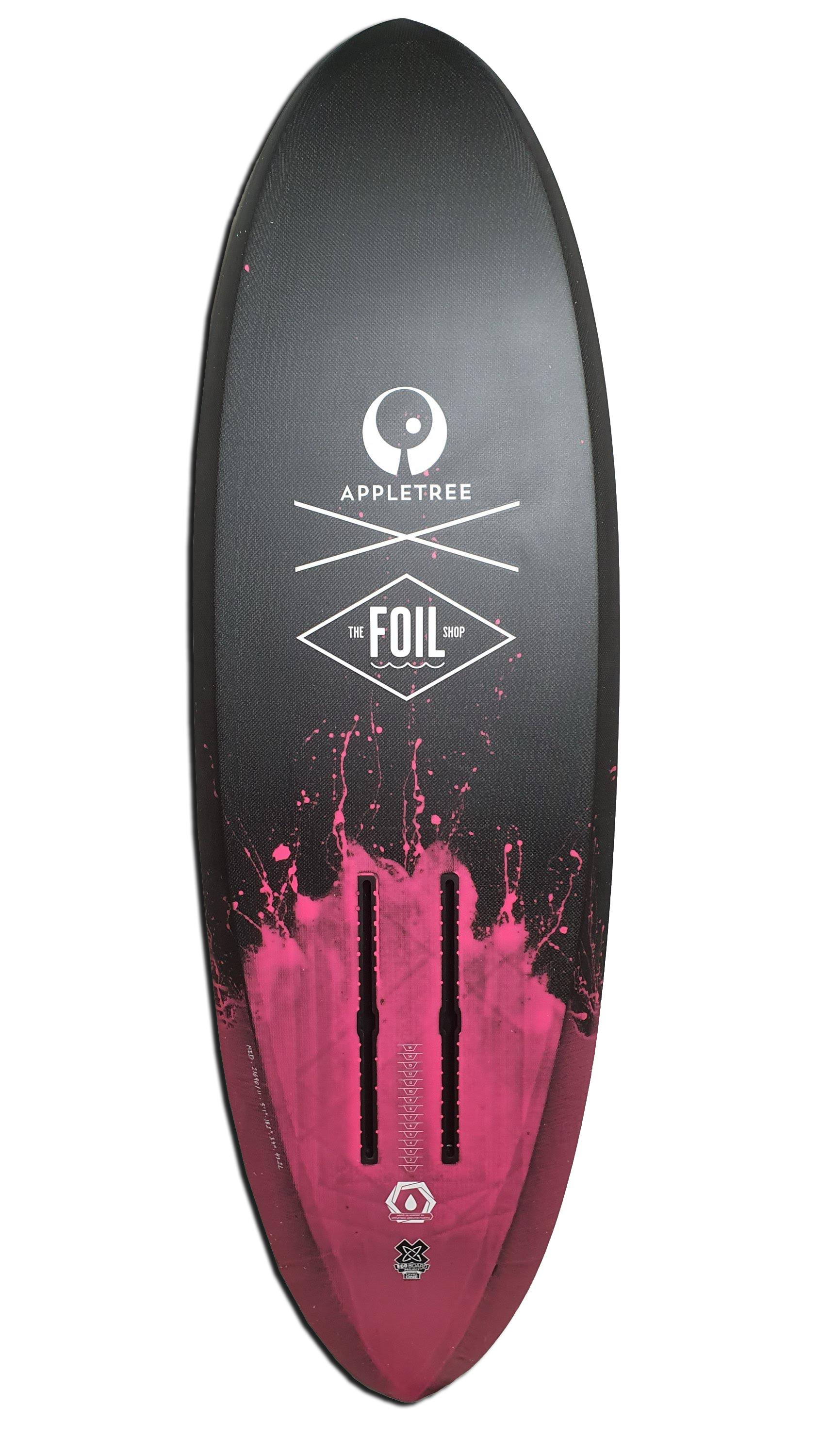 AppleTree X TFS PRONE FOIL BOARD 5'1" x 18.5" 43L (Neon Pink) *PRE-ORDER