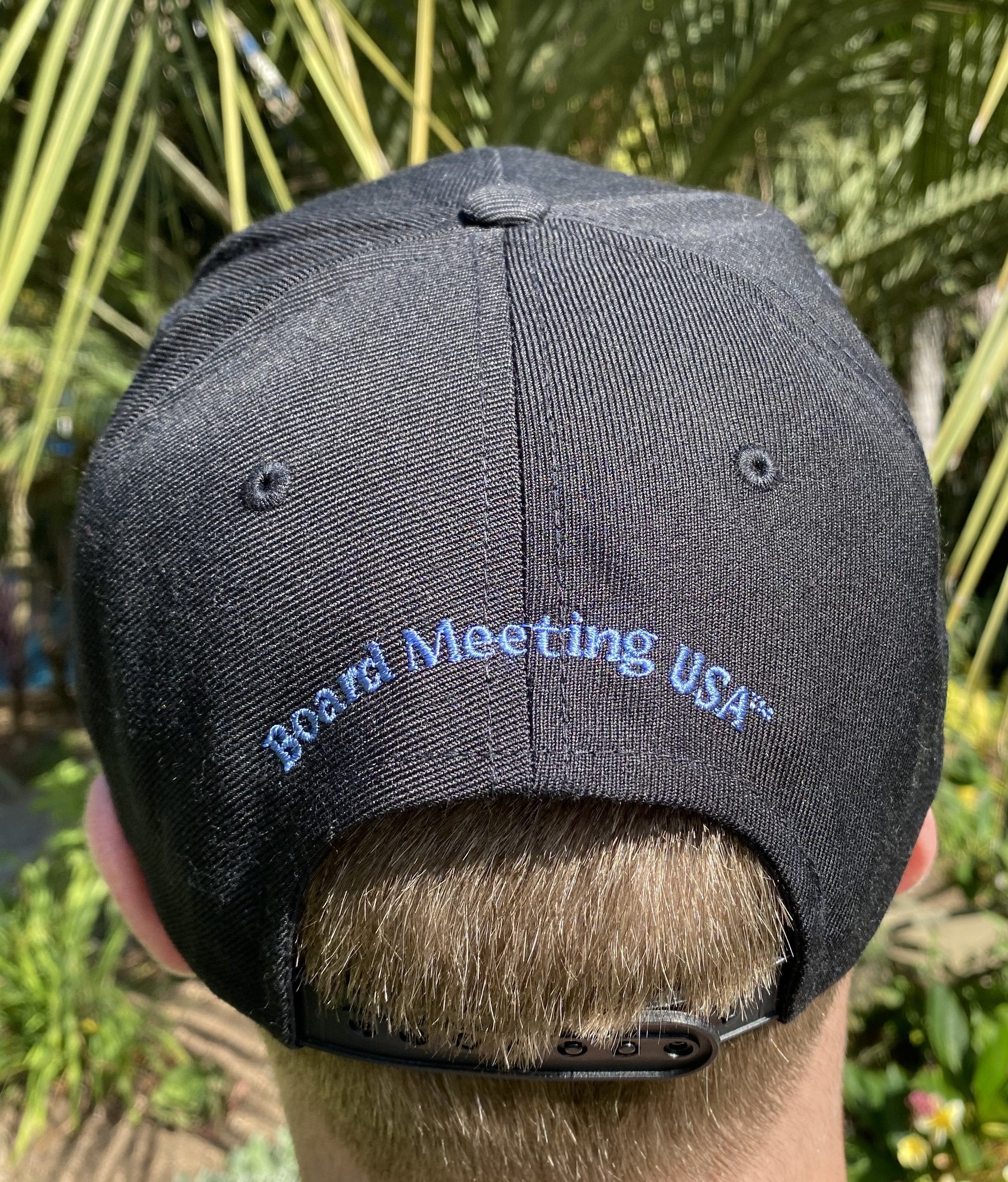 Blue Wave Board Meeting™ USA™ All Cloth Snap Back Hat