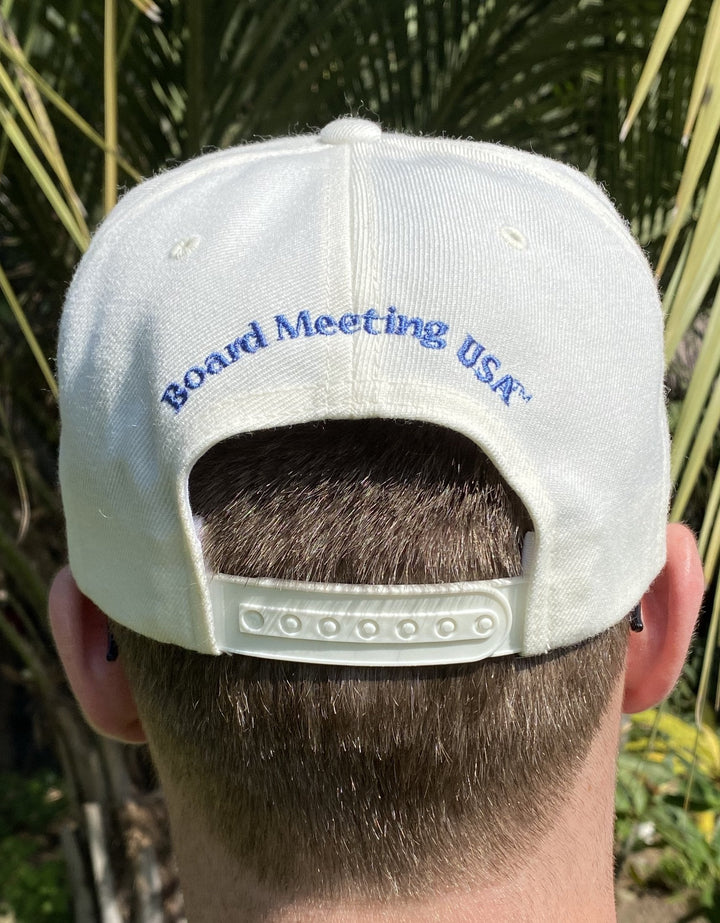 Blue Wave Board Meeting™ USA™ All Cloth Snap Back Hat