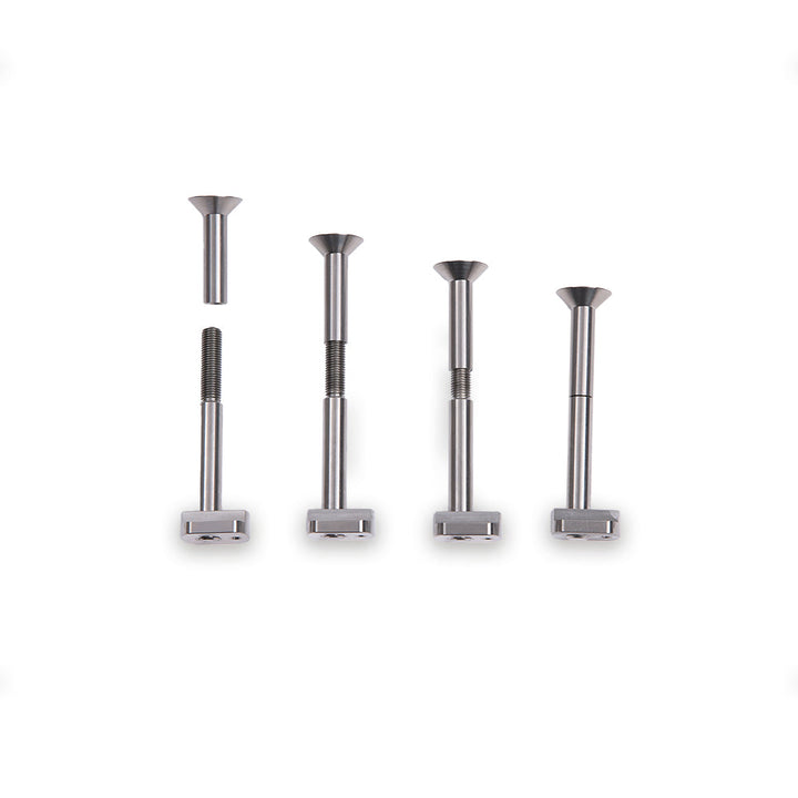 Fusion Only Titanium Mast Plate Split Bolt Silver