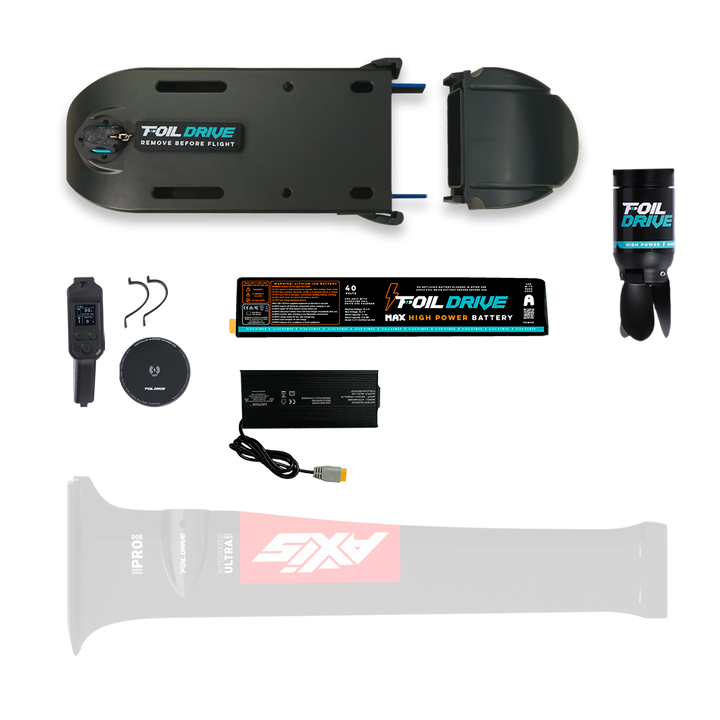 Foil Drive Assist MAX x AXIS Carbon Integrated 800 Mast Bundle