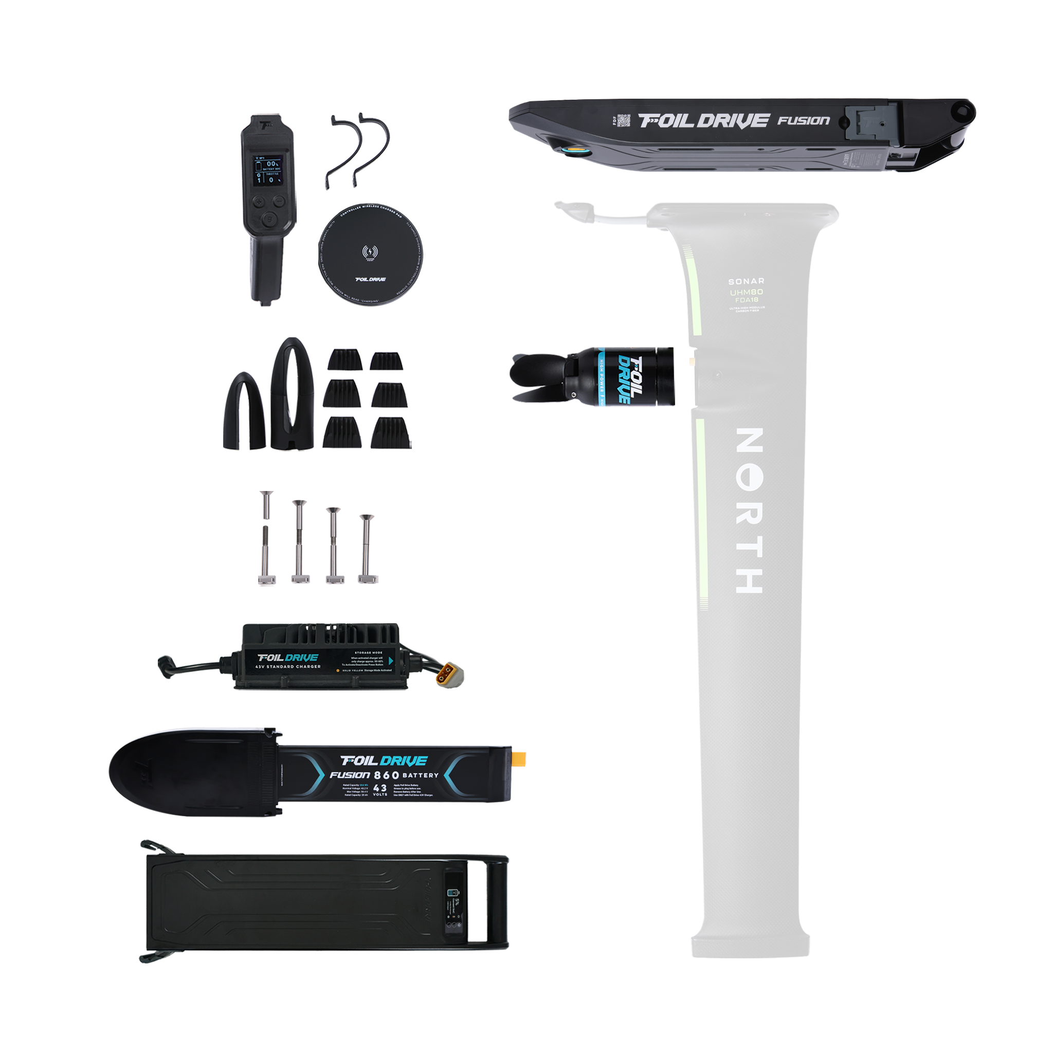 Foil Drive Fusion | NORTH UHM80 Integrated Mast Bundle