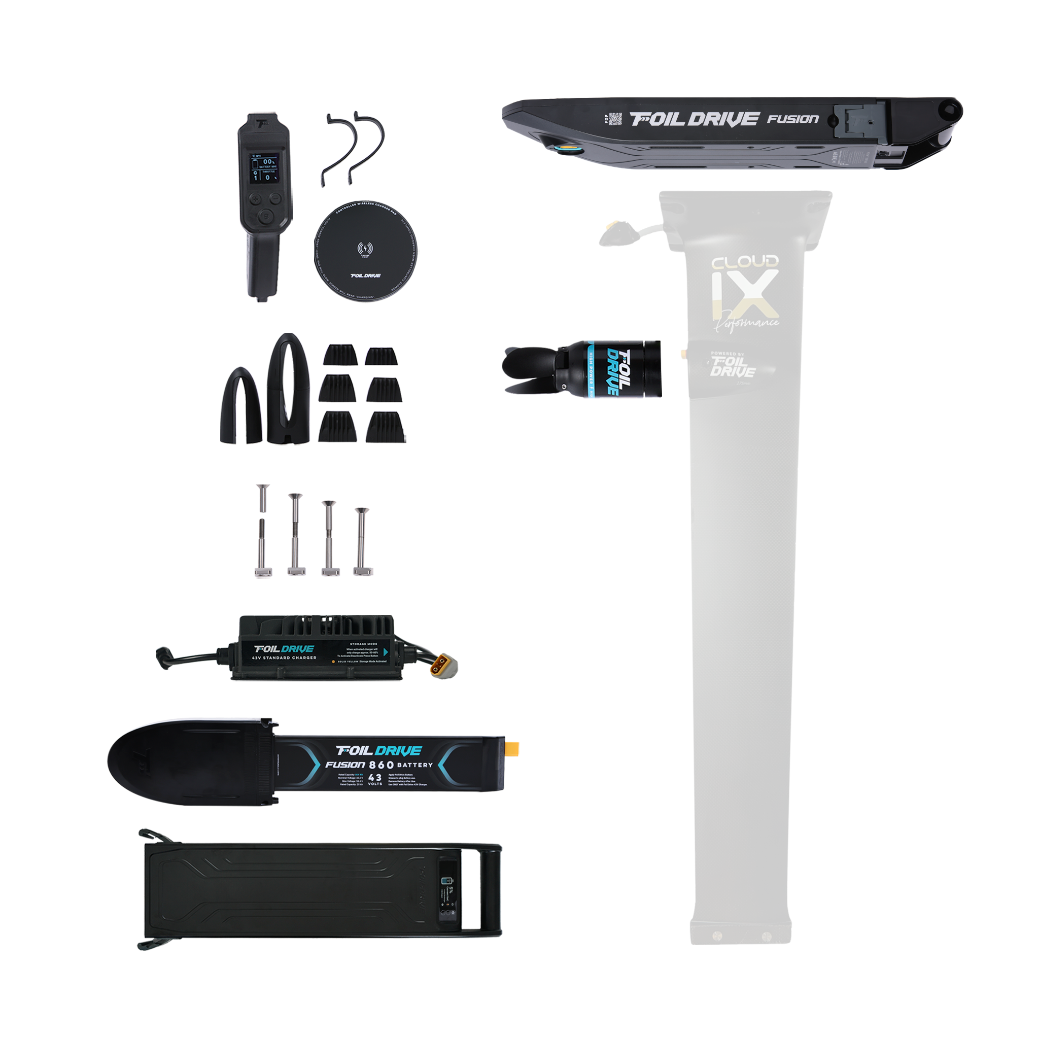 Foil Drive Fusion x Cloud IX Integrated Mast Bundle