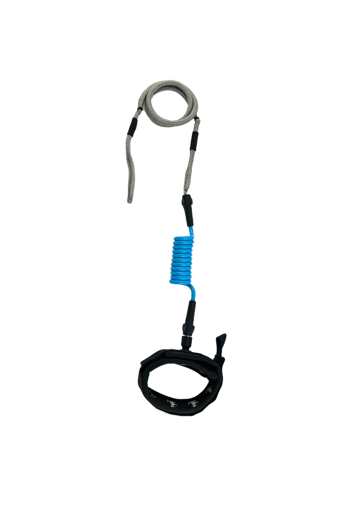 INVIZ Leash - Original Hybrid for Downwind Foiling - 30" Dyneema Cord