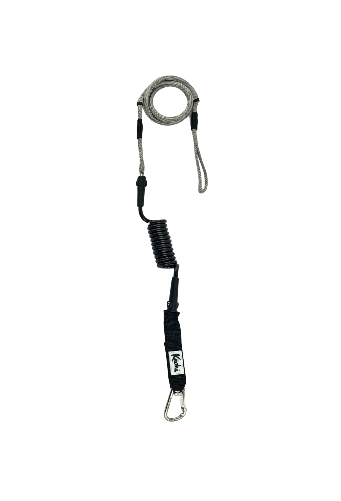 INVIZ Leash XL - Hybrid for Downwind Foiling - 45" Dyneema Cord