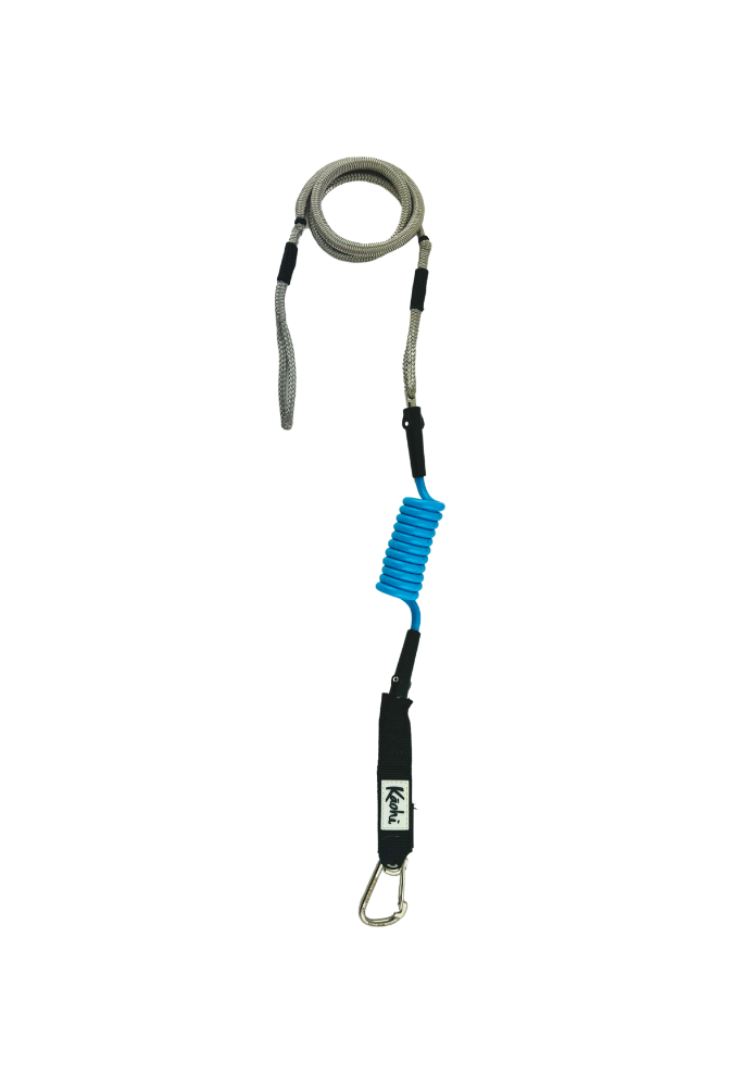 INVIZ Leash XL - Hybrid for Downwind Foiling - 45" Dyneema Cord
