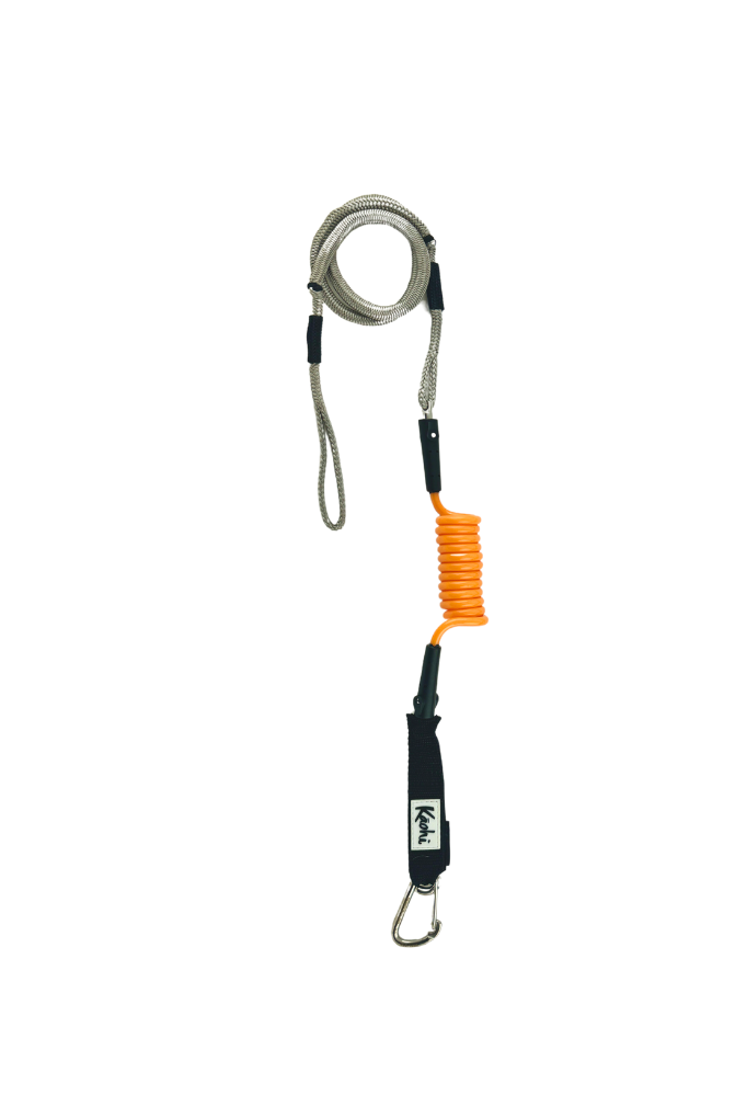 INVIZ Leash XL - Hybrid for Downwind Foiling - 45" Dyneema Cord