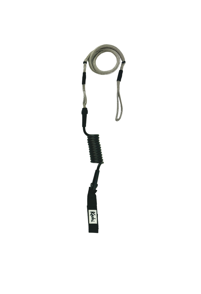 INVIZ Leash XL - Hybrid for Downwind Foiling - 45" Dyneema Cord