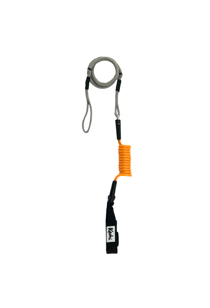 INVIZ Leash XL - Hybrid for Downwind Foiling - 45" Dyneema Cord