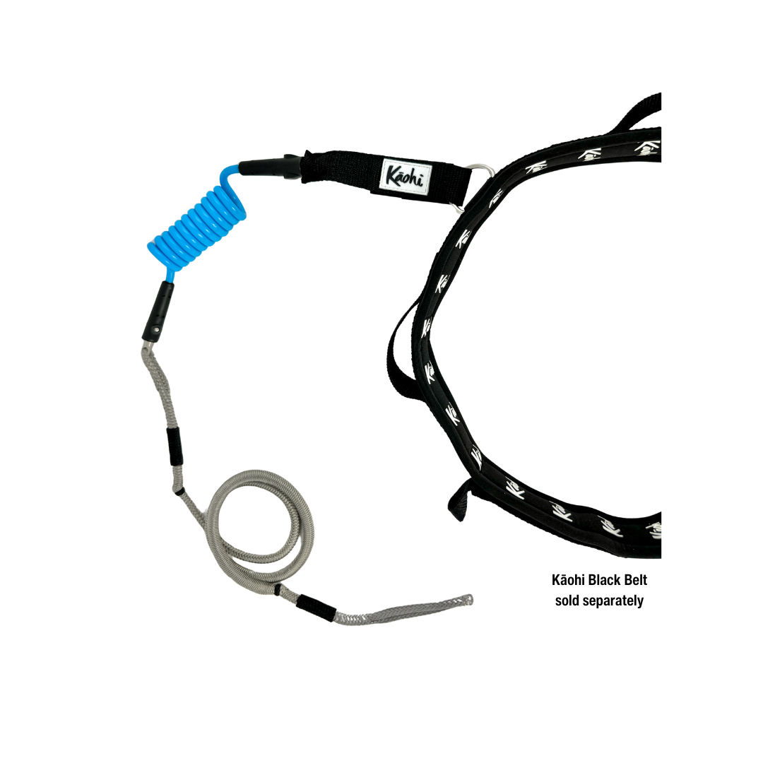 INVIZ Leash - Original Hybrid for Downwind Foiling - 30" Dyneema Cord