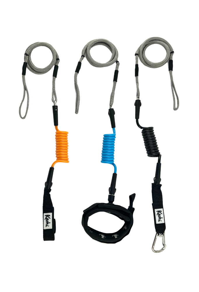 INVIZ Leash - Original Hybrid for Downwind Foiling - 30" Dyneema Cord