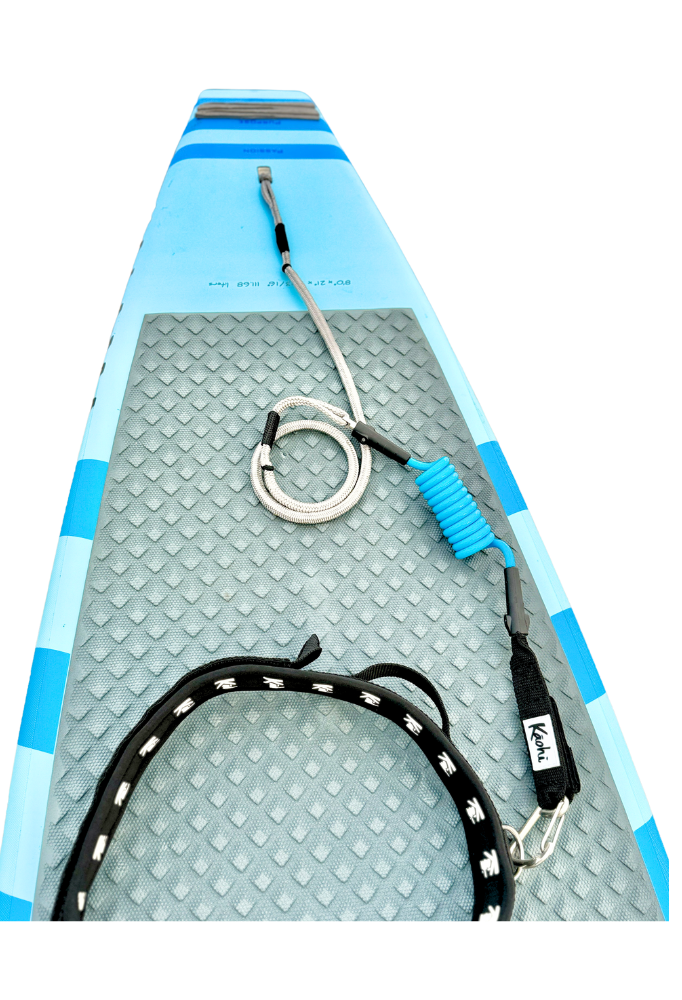 INVIZ Leash XL - Hybrid for Downwind Foiling - 45" Dyneema Cord