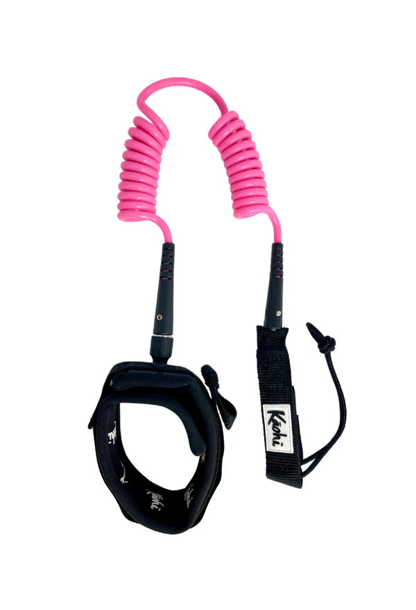 Kāohi Board Leash - Double Coil 5.5 mm