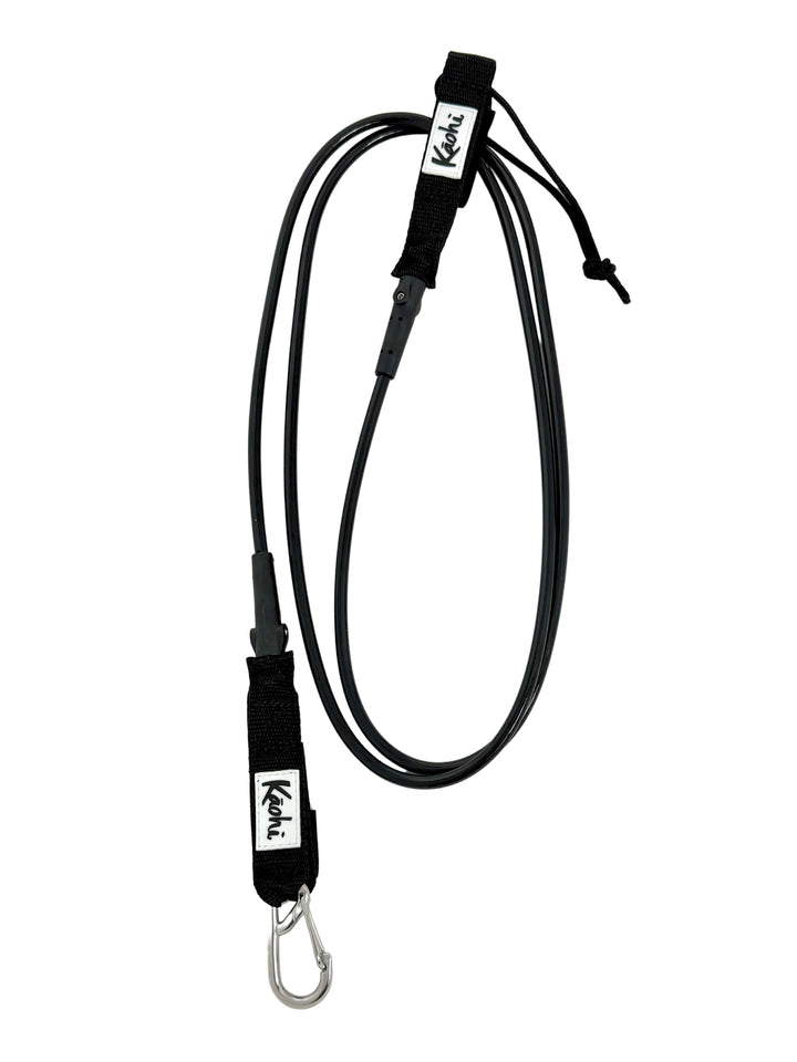 Parawing Straight Leash with Carabiner Connection