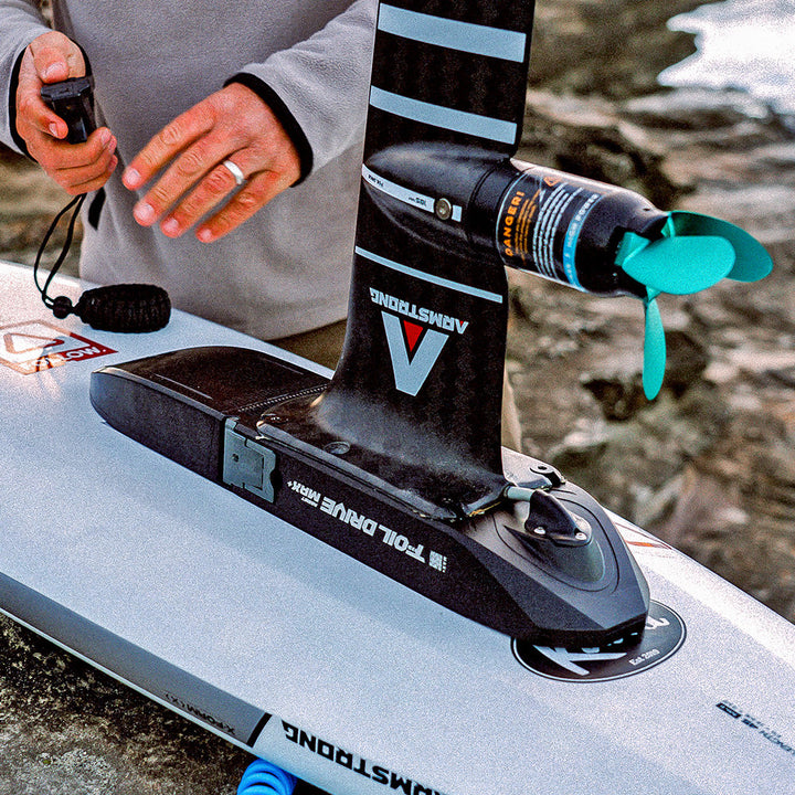 Foil Drive Assist MAX+ installed with Armstrong mast