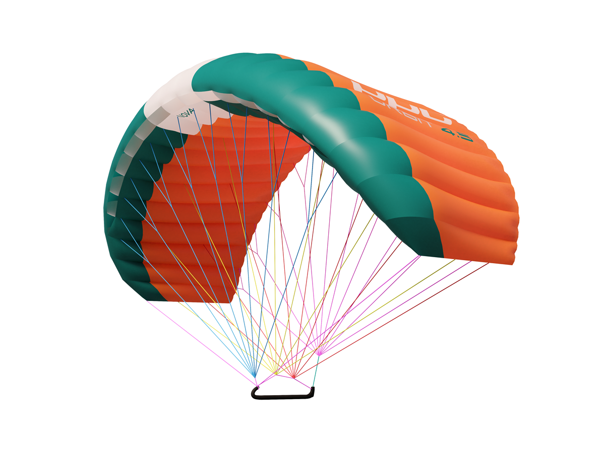 PPC Orbit Parawing in Orange/Peacock