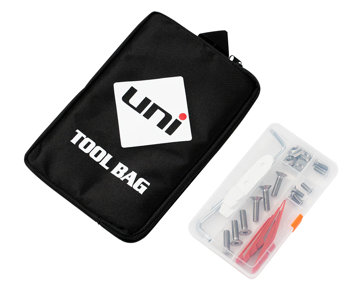 Unifoil Titanium Tool Bag (inc torx tool, shims, titanium bolts & t-nuts)
